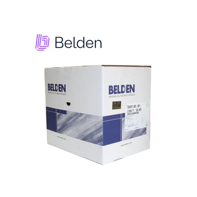 CABLE DE SEGURIDAD Y SONIDO BELDEN 5504FE 008U1000 / INTERIOR / GRIS / 6 CONDUCTORES / 22 AWG / MULTIFILAR / FORRO PVC / CMR / BLINDADO / EN CAJA / 1,000 PIES 305 METROS image 2