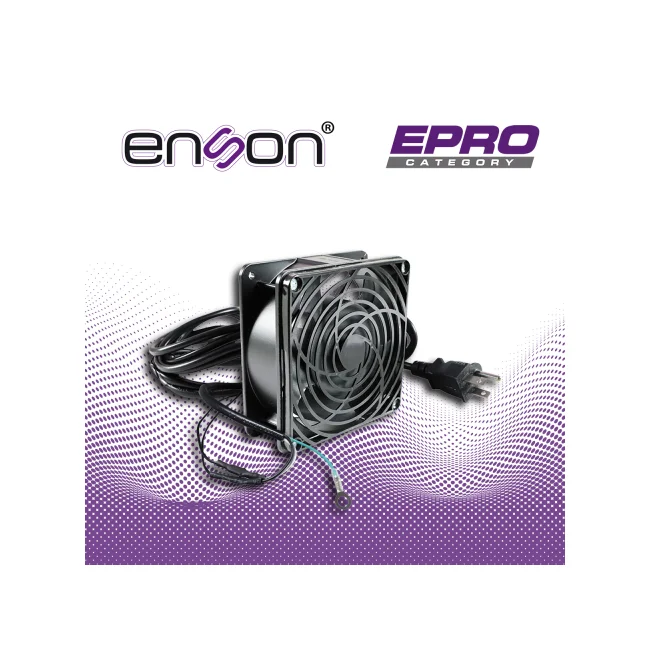 Enson ENS-FAN-120 sistema de refrigeración de computadora Ventilador 12 cm Negro 1 pieza(s) image 2