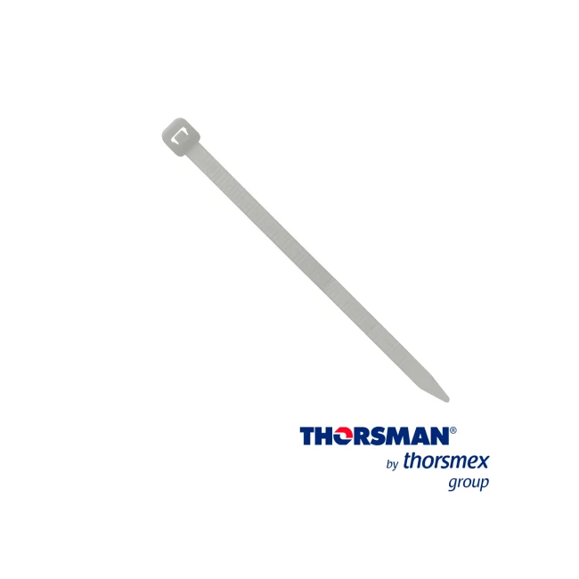 Thorsman TH-100 sujeción para cable Cableado de la escalera Nylon, Poliamida Blanco 100 pieza(s) image 4