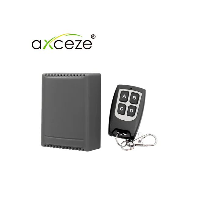 RECEPTOR INALAMBRICO CON CONTROL REMOTO DE 4 BOTONES AXCEZE AX-REC40 image 2