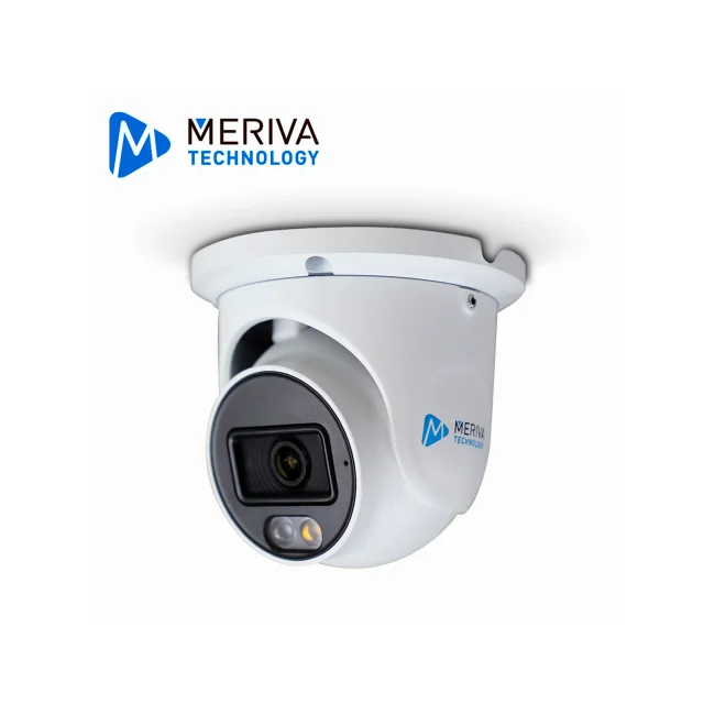 CAMARA IP TURRET MERIVA TECHNOLOGY MTD-800FS4D / 8MP / H.265+ / 2.8MM / ILUMINACION DUAL (20-30M IR / LUZ CALIDA) / IP67 / METALICA / 12 VCD / POE / SOPORTA MICRO SD HASTA 256 GB (NO INCLUIDA) / 1 ENTRADA DE AUDIO / MICROFONO INTEGRADO / MIA 2.0 / ONVIF / DETECCION DE PERSONA-VEHICULO-MOTOCICLETA