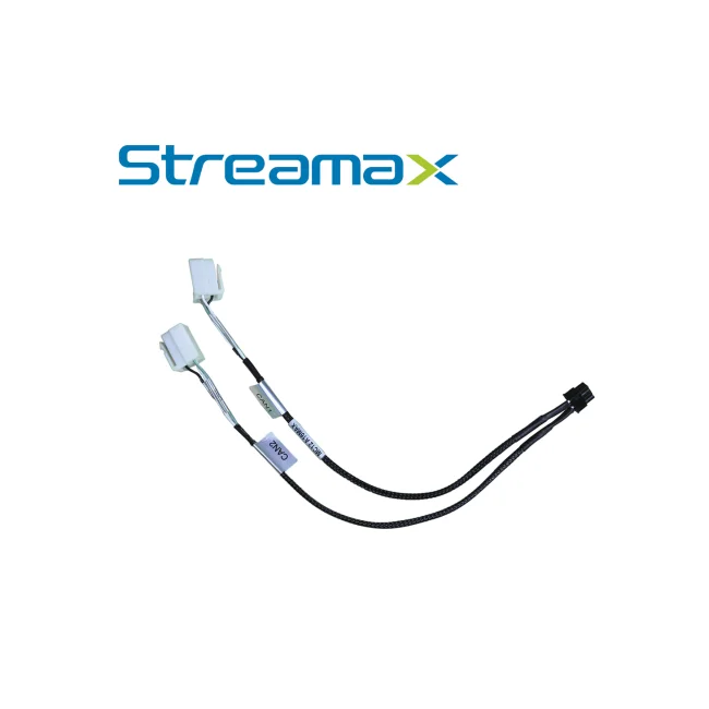 CABLE DE CONEXION MERIVA STREAMAX MC12 A16MAX / CAN (1-2) / CONECTOR 5557 DE 8PIN / 30CM / COMPATIBLE CON DVR MOVIL A16MAX