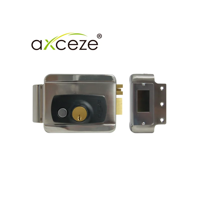 CERRADURA ELECTRICA DE SOBREPONER PARA PUERTAS DERECHAS AXCEZE AX-SLOCK PARA PUERTAS CON APERTURA INTERNA