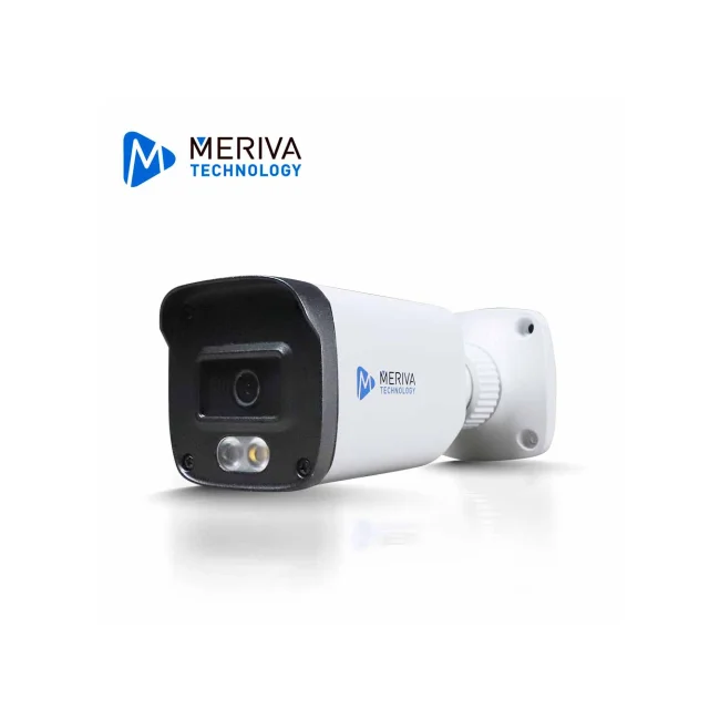 CAMARA HD BULLET MERIVA TECHNOLOGY MDL-5202A / 5MP / AHD/TVI/CVI / 2.8MM / ILUMINACION DUAL (20 - 30M IR / 20M LUZ CALIDA) / IP67 / METALICA / 12 VCD / MICROFONO INTEGRADO / COC / AUDIO POR COAXIAL O UTP (SOLO POR TVI) / IMAGEN A COLOR 24/7 / SOLO COMPATIBLE CON DVR MERIVA SERIES MXVR-5XXXA/6XXXA/8XXXA