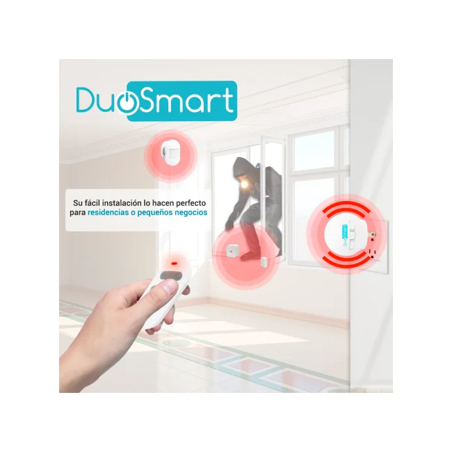 DuoSmart C20 sistema de alarma de seguridad Wifi Blanco image 7