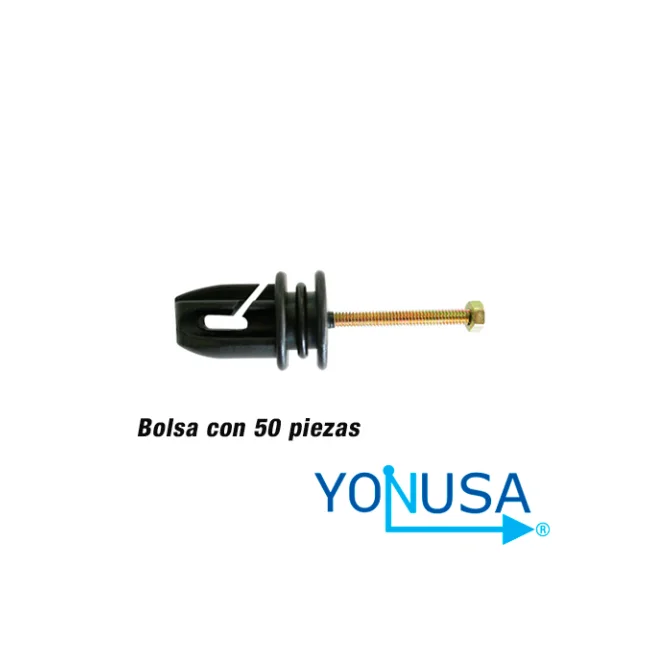 Yonusa AIS03 pieza y accesorio para cerca eléctrica Aislante Negro Policarbonato (PC) 50 pieza(s) image 3