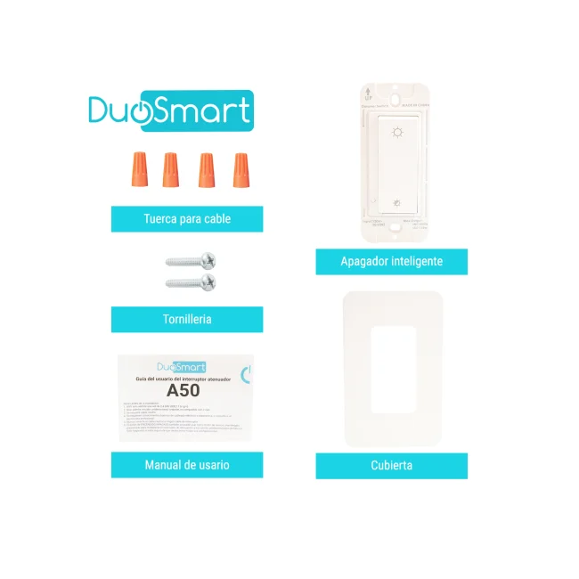 DuoSmart A50 interruptor de llave Blanco 1 pieza(s) image 8