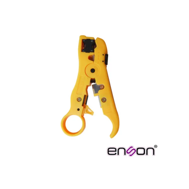 Enson ENS-ST15 ponchadora Herramienta pelacables Amarillo