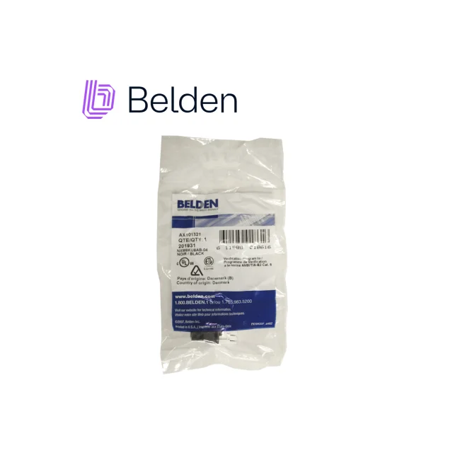 Belden GigaFlex PS6+ Module, Keystone-Style - T568A/B, Black image 9