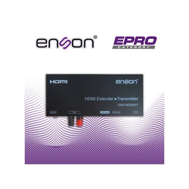 Enson ENS-HE9000T extensor de audio/video Transmisor AV Negro image 9