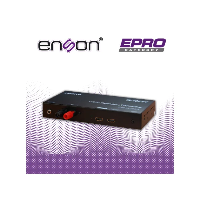 Enson ENS-HE9000T extensor de audio/video Transmisor AV Negro image 7