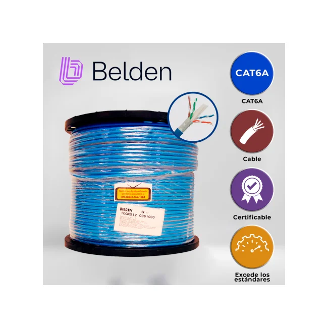 Belden 10GXS12 0061000 cable de red Azul 304 m Cat6a U/UTP (UTP) image 9