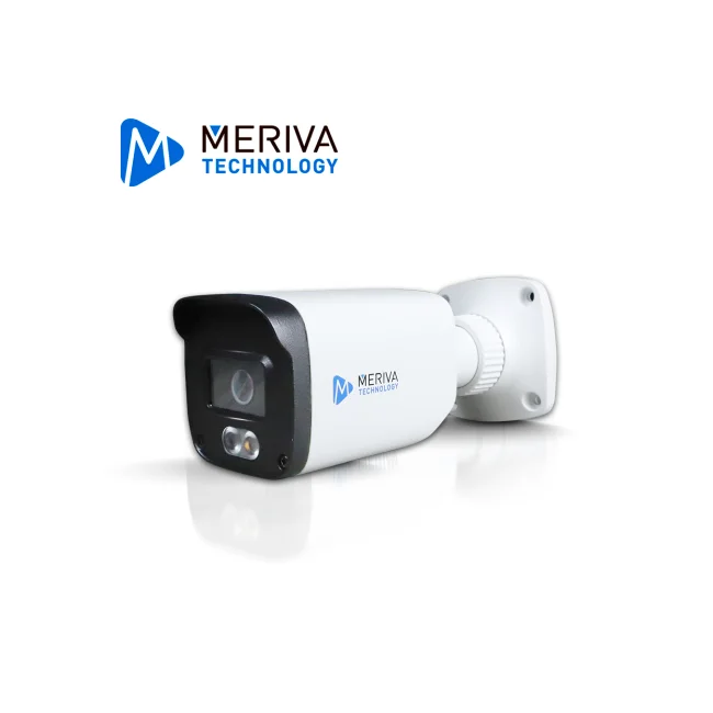 CAMARA HD BULLET MERIVA TECHNOLOGY MDL-2202A / 2 MP / AHD/TVI/CVI / 2.8 MM / ILUMINACION DUAL (20 - 30M IR / 10M LUZ CALIDA) / IP67 / METALICA / 12 VCD / COC / MICROFONO INTEGRADO / AUDIO POR COAXIAL O UTP (SOLO POR TVI) / IMAGEN A COLOR 24/7