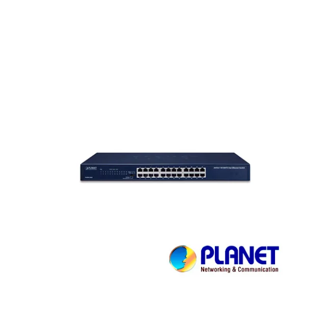 PLANET FNSW-2401 dispositivo de redes No administrado Fast Ethernet (10/100) 1U Azul image 5