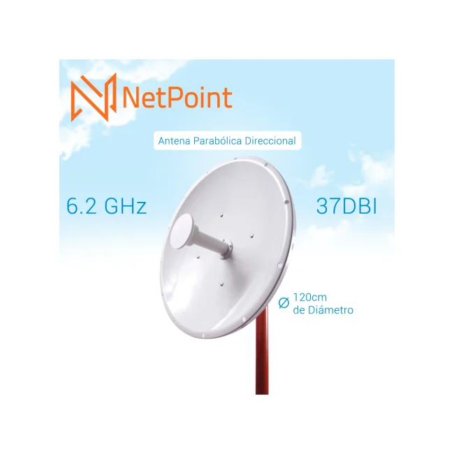 NetPoint NP-3 antena para red Antena direccional Clase N 37 dBi image 6