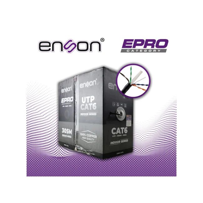 Enson EPRO-CAT6 cable de red Gris 305 m U/UTP (UTP) image 11
