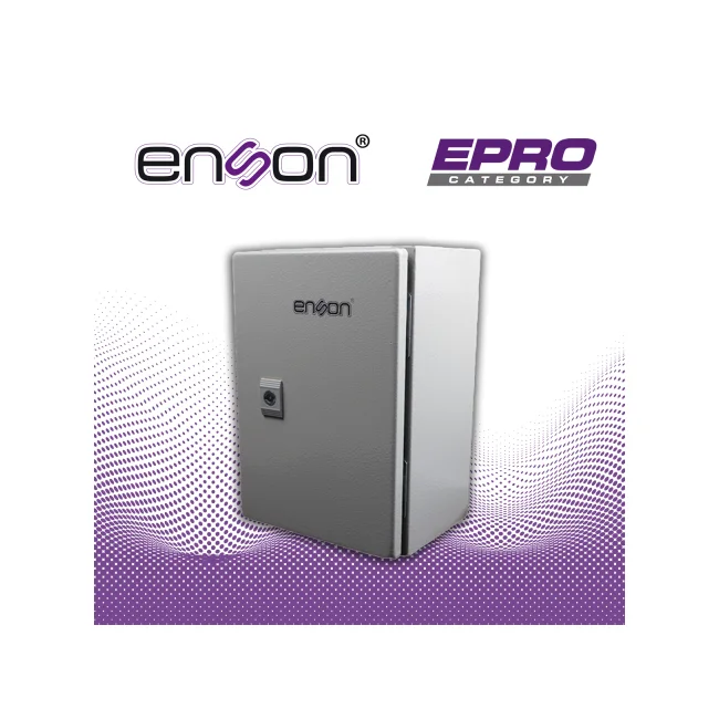 GABINETE DE ACERO ENSON ENS-NEM315 MONTAJE EN PARED / MEDIDAS 300MM ALTO × 200MM ANCHO × 150MM PROFUNDIDAD / CUERPO Y PUERTA DE 1.2 MM DE ESPESOR / PLACA DE MONTAJE GALVANIZADA DE 1.5 MM / GRADO DE PROTECCION IP66 / RESISTENCIA MECANICA IK10 / INCLUYE PLACA DE MONTAJE - SISTEMA DE CIERRE - JUNTA DE SELLO Y ACCESORIOS DE FIJACION
