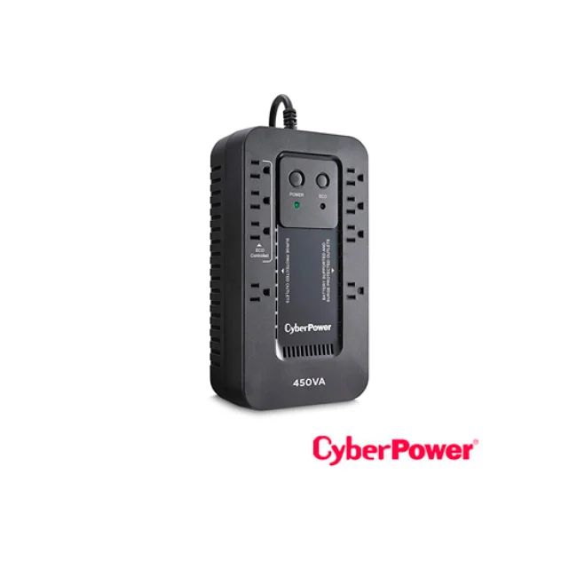 CyberPower EC450G sistema de alimentación ininterrumpida (UPS) En espera (Fuera de línea) 0.45 kVA 260 W 8 salidas AC
