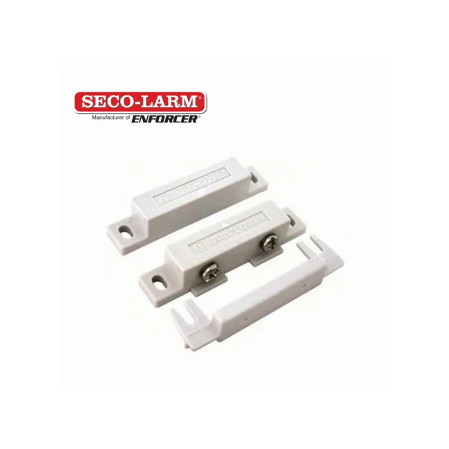 CONTACTO MAGNETICO DE MONTAJE EN SUPERFICIE CON TERMINAL DE TORNILLO / SECO-LARM SM-200Q/W / COLOR BLANCO SEPARACION DE 3/4 (19MM) NORMALMENTE CERRADO / CERTIFICADO UL
