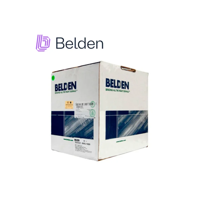 CABLE DE SEGURIDAD Y SONIDO BELDEN 5502UE 008U1000 / INTERIOR / GRIS / 4 CONDUCTORES / 22 AWG / MULTIFILAR / FORRO PVC / CMR / EN CAJA / 1,000 PIES 305 METROS