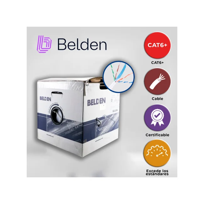 Belden 2412 009A1000 cable de red Blanco 305 m Cat6 U/UTP (UTP) image 10