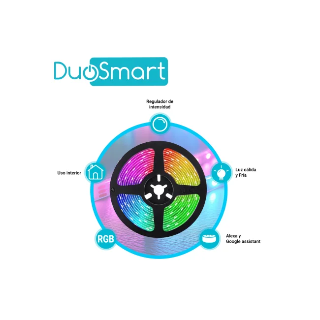 DuoSmart S30 iluminación inteligente Tira de luz universal Wi-Fi Blanco 8 W image 7