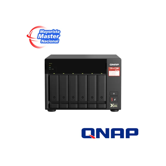 QNAP TS-673A NAS Tower Ryzen Embedded V1500B 8 GB DDR4 0 TB QNAP Turbo System Antracita image 6