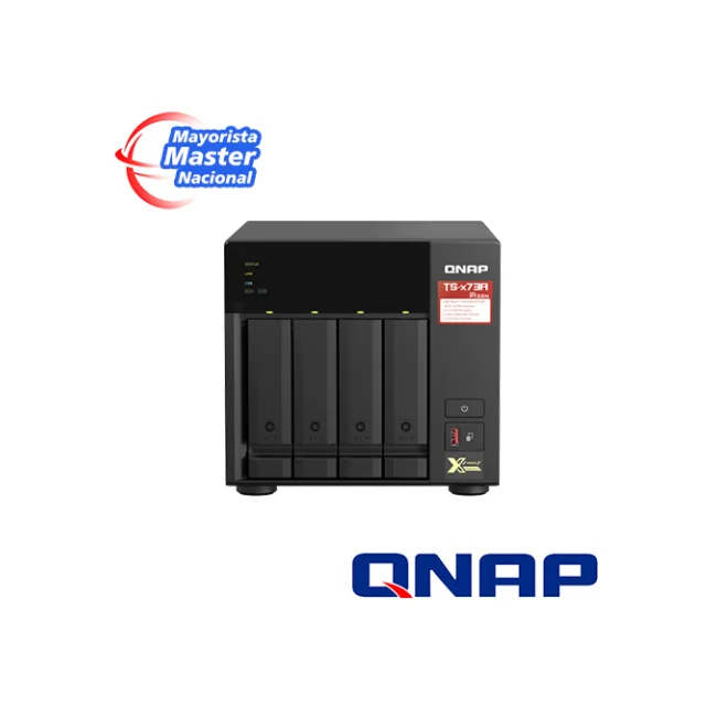 QNAP TS-473A NAS Tower Ryzen Embedded V1500B 8 GB DDR4 0 TB QNAP Turbo System Negro image 6