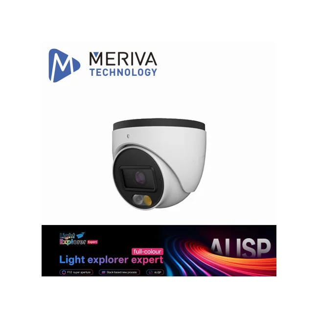 CAMARA IP TURRET MERIVA TECHNOLOGY MTD-400UC / 4MP / H.265+ / 2.8MM / ULTRA COLOR AI ISP LUZ CALIDA 20M / IP67 / METALICA / 12 VCD / POE / SOPORTA MICRO SD HASTA 512 GB (NO INCLUIDA) / ENTRADA DE AUDIO / MICROFONO INTEGRADO / MIA 2.0 / ONVIF / VIDEO ESTRUCTURADO INTRUSION - CRUCE DE LINEA - OBJETO PERDIDO O ABANDONADO