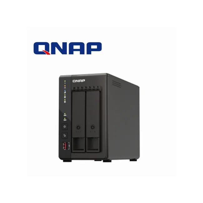 QNAP TS-253E NAS Tower Intel® Celeron® J6412 8 GB 0 TB QNAP Turbo System Negro