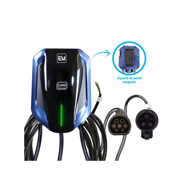 CARGADOR DE PARED EV-OMB281 ALTER CONECTOR DUAL TIPO 1 Y TIPO 2 CON ENTRADA/SALIDA 120-240VCA POTENCIA MAX 7.6 KW IP54, SIN PLUG DE CORRIENTE ELECTRICA