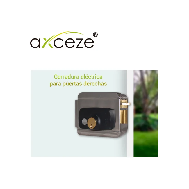 CERRADURA ELECTRICA DE SOBREPONER PARA PUERTAS DERECHAS AXCEZE AX-SLOCK PARA PUERTAS CON APERTURA INTERNA image 3