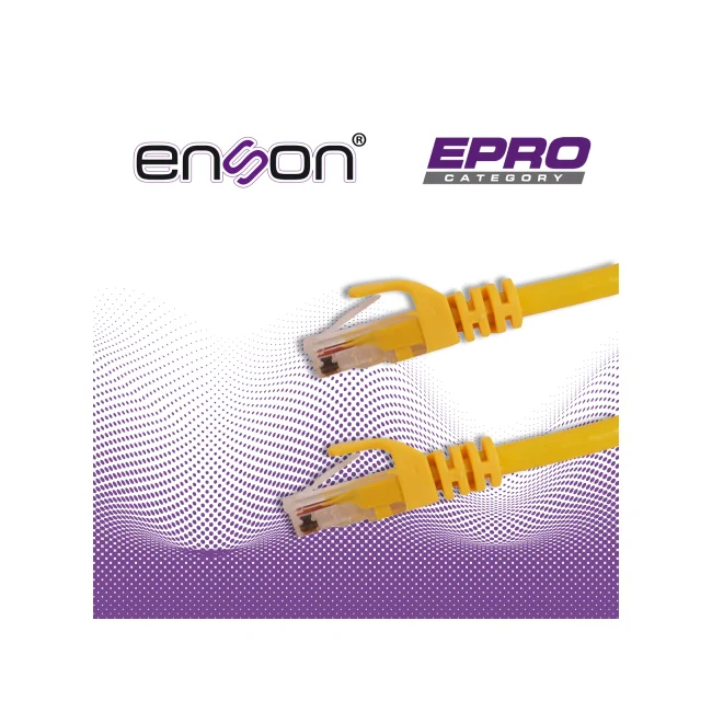 Enson P6012Y cable de red Amarillo 1.2 m Cat6 U/UTP (UTP) image 10