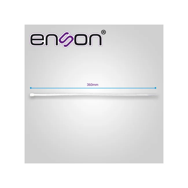 CINCHO DE NYLON ENSON ENS-CH360W COLOR NATURAL DE 4.8 X 360MM DE LONGITUD FUERZA DE TENSION DE HASTA 22 KGS image 4