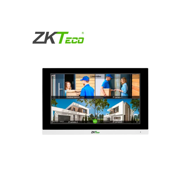 CC081ZKT02 MONITOR IP ZKTECO VT07-B01 / COMUNICA UNICAMENTE  CON SERIE SENSEFACE/ PANTALLA TACTIL DE 7 PULGADAS / COMUNICACION TCP/IP / ADMITE  CONEXION SIP CON EQUIPOS SENSEFACE  PARA FUNCION DE  VIDEOPORTERO/ SOPORTA  PROTOCOLO ONVIF image 2