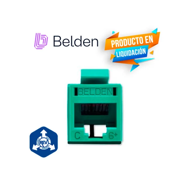 Belden RV6MJKUGN-S1 módulo de conectores de red image 5