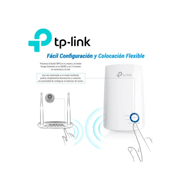 TP-Link Tapo TL-WA850RE extensor de red Repetidor de red Blanco 10, 300 Mbit/s image 14