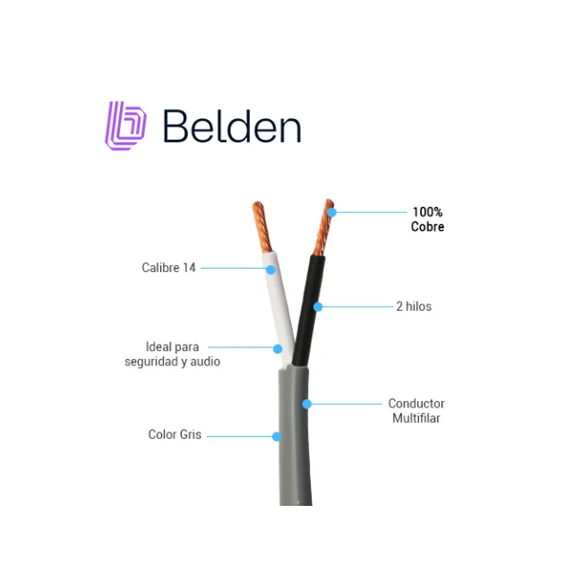 Belden 5100UE 008U1000 cable de audio 304.8 m Gris image 5