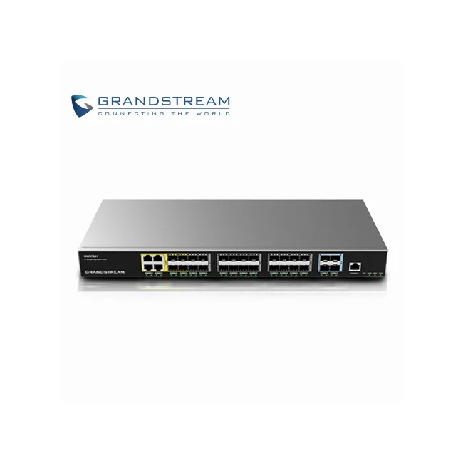 GWN7831, Switch de agregación Administrable capa 3, 4 x Combo, 24 x Giga SFP, 4 x 10 Giga SFP+