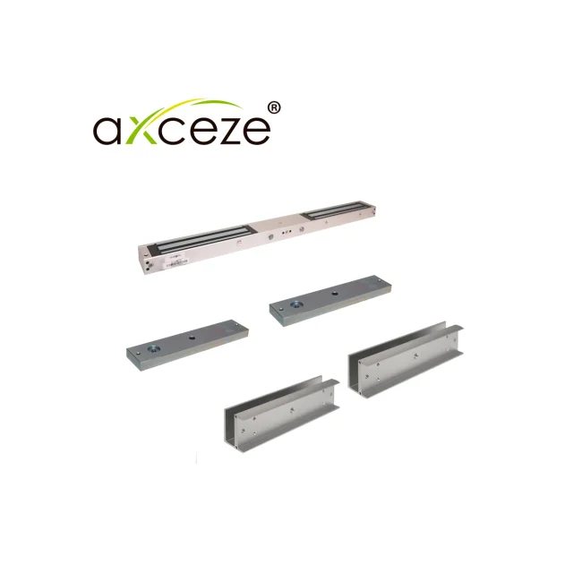 MXU620 KIT CON 1x CHAPA MAGNETICA AXCEZE AX-M620X2L + 2x BRACKET TIPO U AX-M620-U