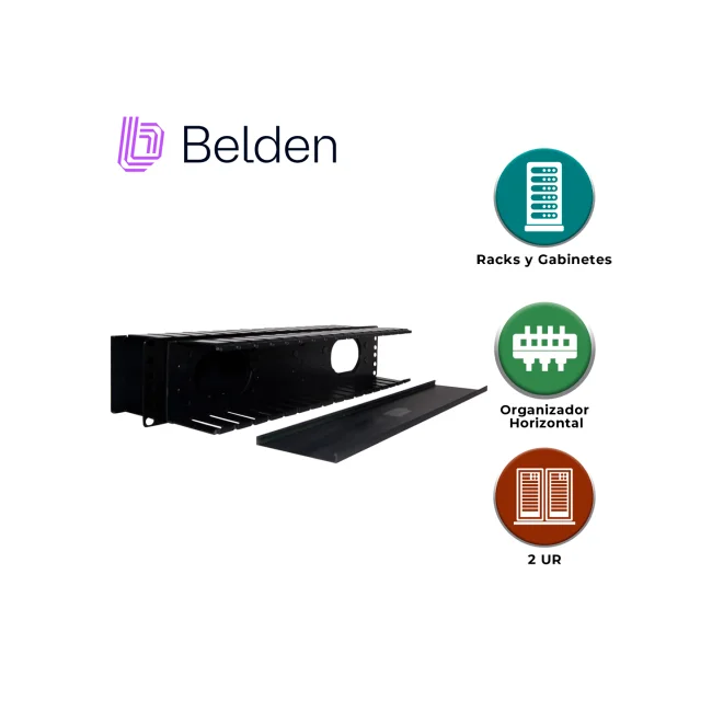 Belden 9512-1902-FR canaleta para cable Bandeja de cables recta Negro image 7