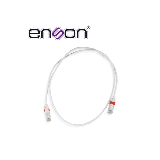 PATCHCORD UTP CAT6A ENSON P6A009WH FORRO PVC BLANCO 4 PARES CALIBRE CONDUCTOR 26 AWG USO INTERIOR LONGITUD 3 PIES 90 CENTIMETROS image 2