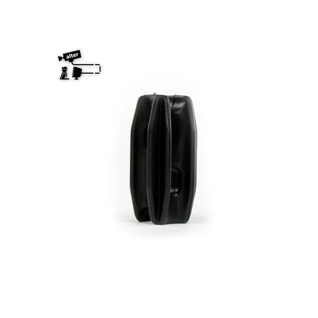 AISLADOR DE ESQUINA PARA POSTE DE 1/2 O 3/4PULGADA COLOR NEGRO PARA CERCAS ELECTRIFICADAS. ALTER ALT-AIS3 VENTA POR PIEZA