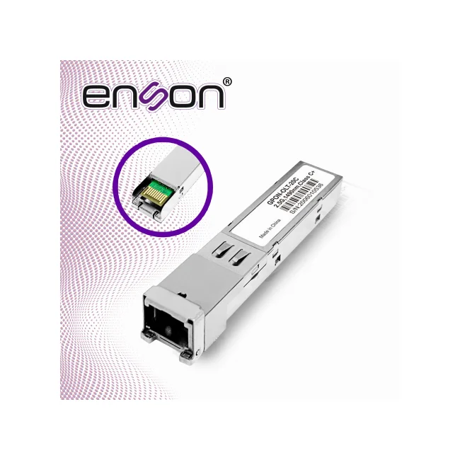 MODULO GPON SFP TRANSCEPTOR ENSON ENS-SFPSM/GPON-OLT-20C / 2.5G / 1.25 GBPS ENSON ENS-SFPSM/GPON-OLT-20C MAS / GIGABIT ETHERNET INTERFACE / CONECTOR SC / HASTA 20 KM / CLASE C+