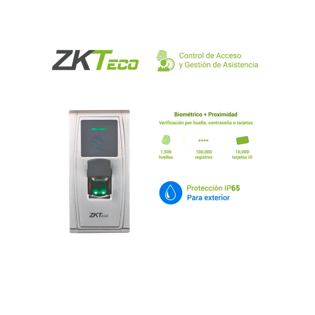ZKSoftware MA300 lector de control de acceso Plata image 8