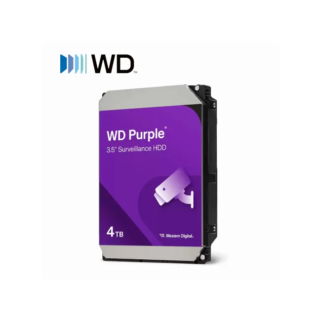 Western Digital Purple WD43PURZ disco duro interno 4 TB 5400 RPM 256 MB 3.5" Serial ATA III