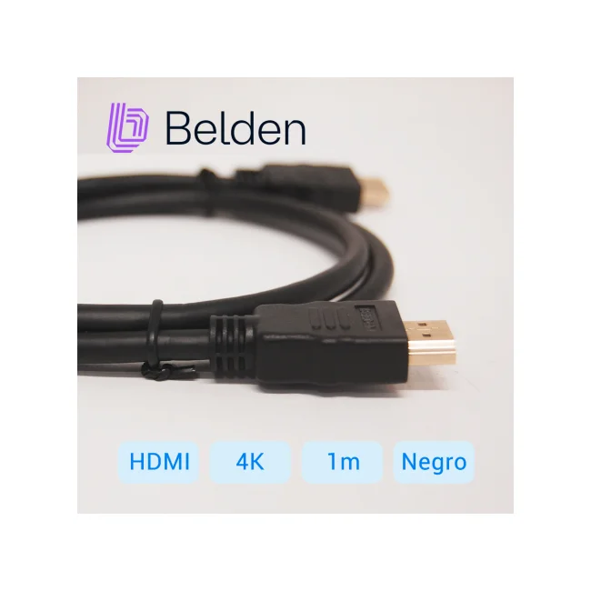 Belden HDE001MB cable HDMI 1 m HDMI Tipo A (Estándar) Negro image 6