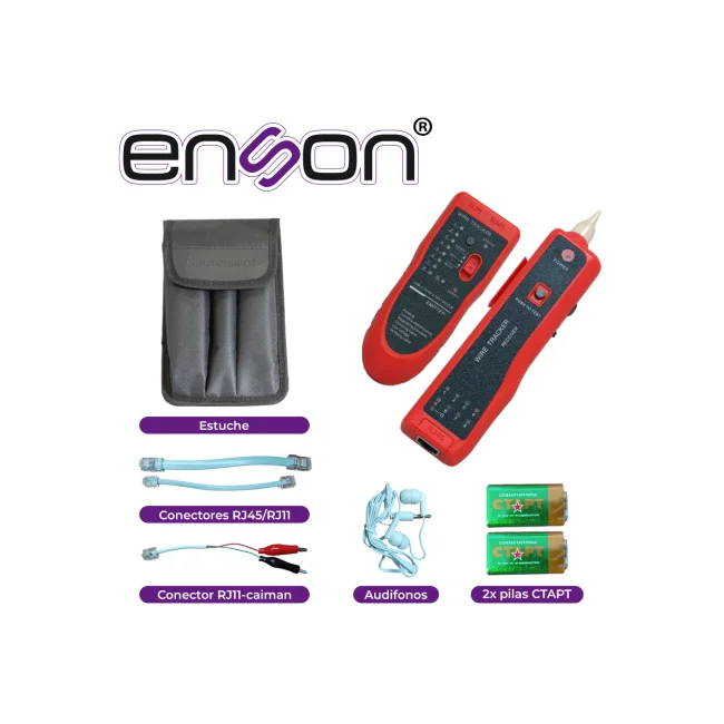 Enson ENS-TS02 comprobador de cables de red image 8