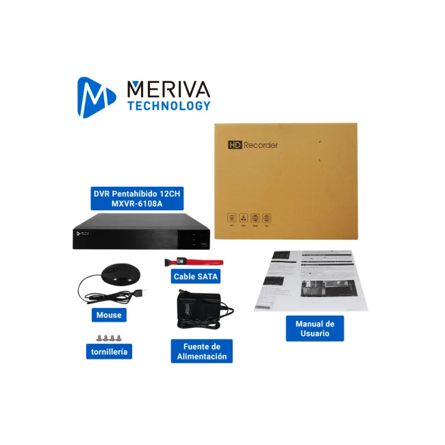 Meriva Technology MXVR-6108A videograbadora digital Negro image 7