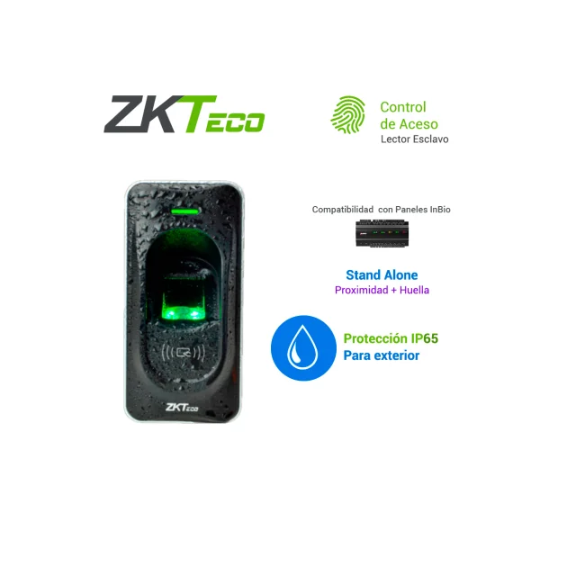 ZKSoftware FR1200 sistema de seguridad Negro image 9